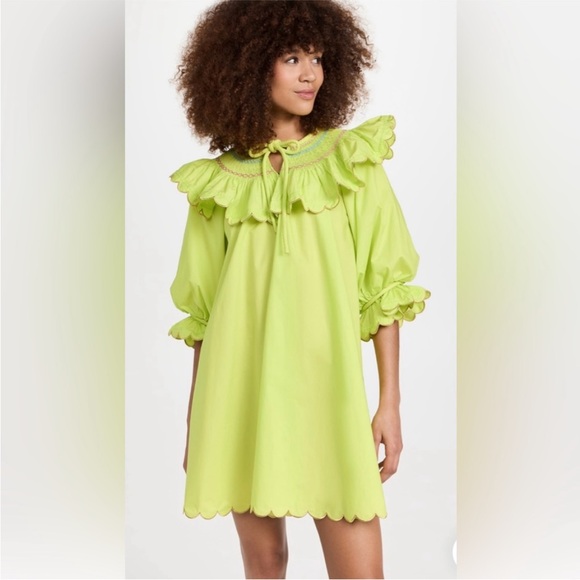 CeliaB FIJI GREEN DRESS SIZE XS - Picture 5 of 15